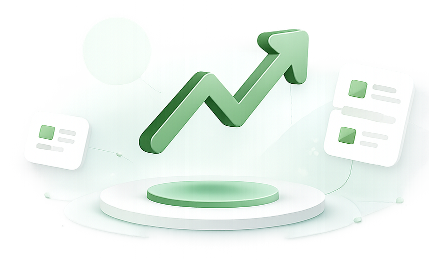 Custom Mobile App Development 3D Illustration