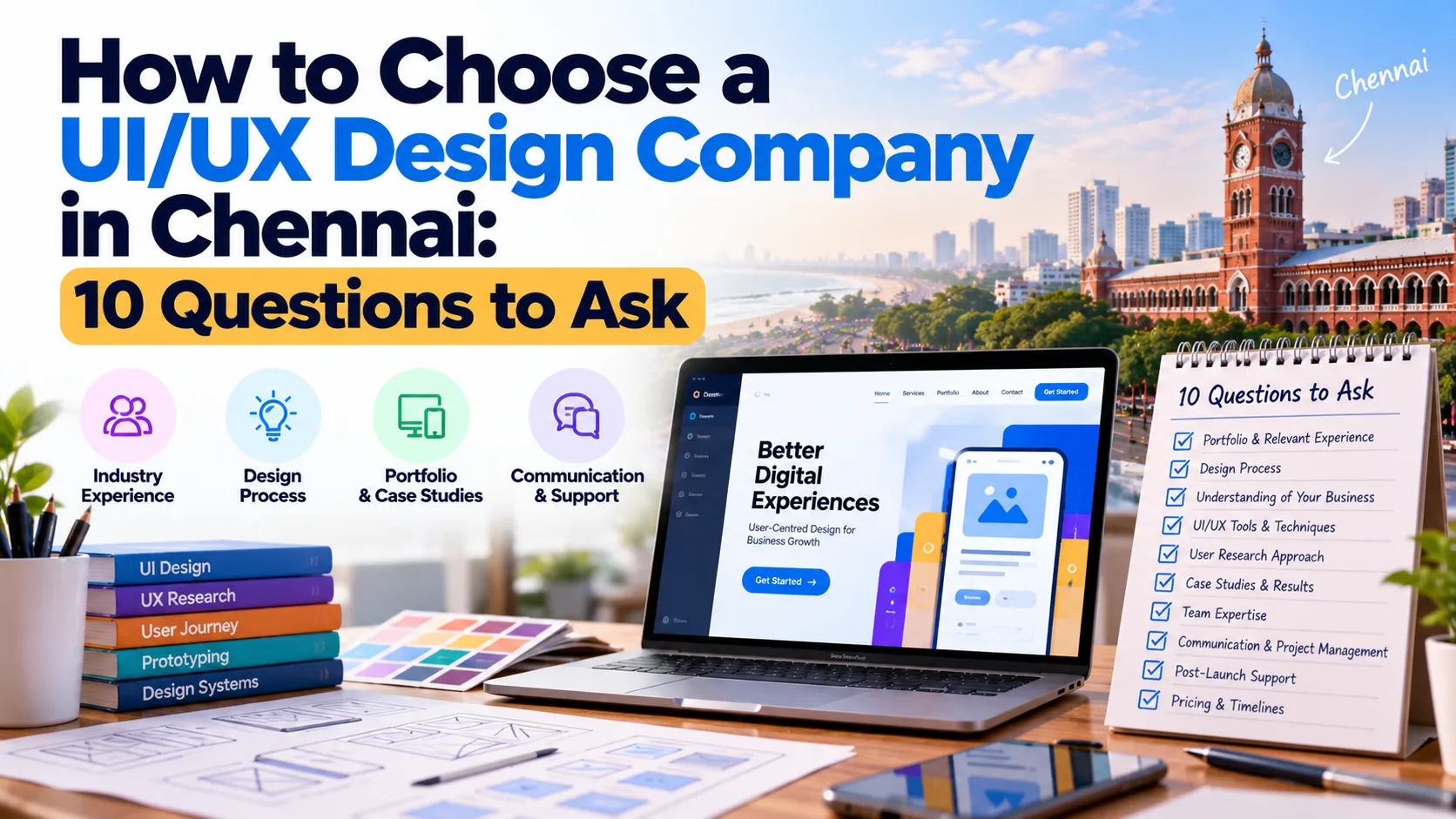 How to Choose a UI/UX Design Company in Chennai: 10 Questions to Ask