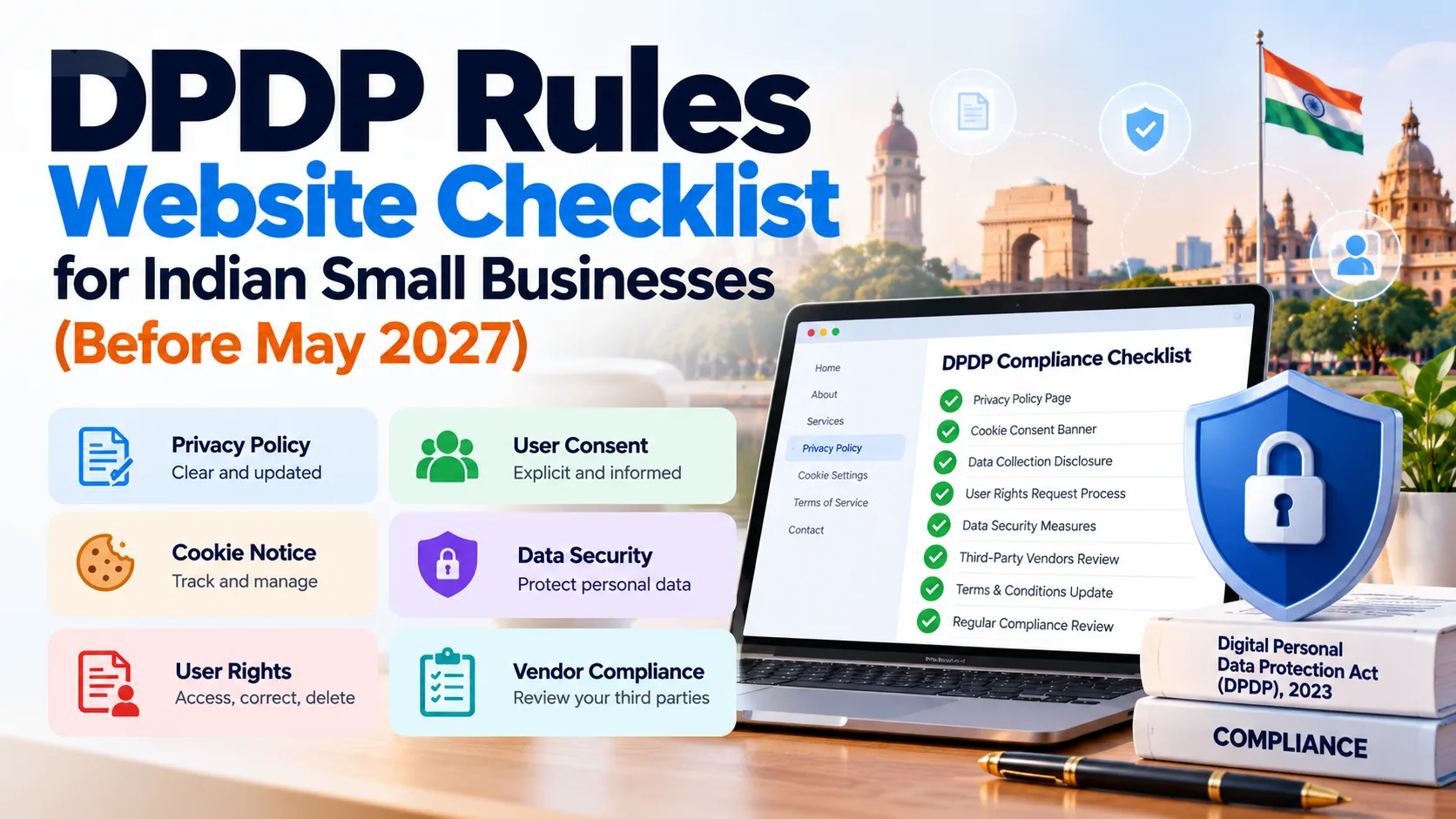 DPDP Rules Website Checklist for Indian Small Businesses (Before May 2027)